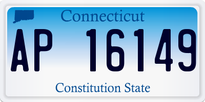 CT license plate AP16149