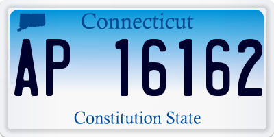 CT license plate AP16162