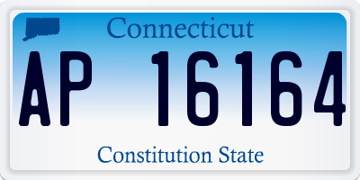 CT license plate AP16164