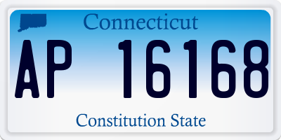 CT license plate AP16168