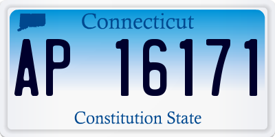 CT license plate AP16171