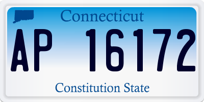 CT license plate AP16172