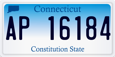 CT license plate AP16184