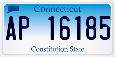 CT license plate AP16185