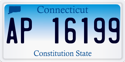 CT license plate AP16199