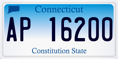CT license plate AP16200