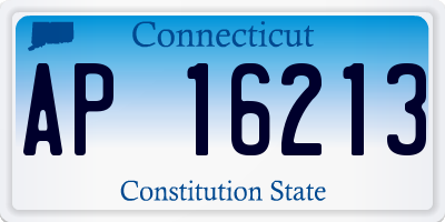 CT license plate AP16213