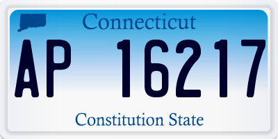 CT license plate AP16217