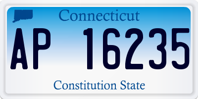 CT license plate AP16235