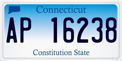 CT license plate AP16238