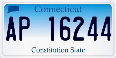 CT license plate AP16244