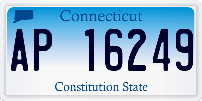 CT license plate AP16249