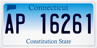 CT license plate AP16261