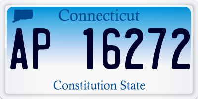 CT license plate AP16272