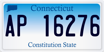 CT license plate AP16276