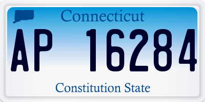 CT license plate AP16284