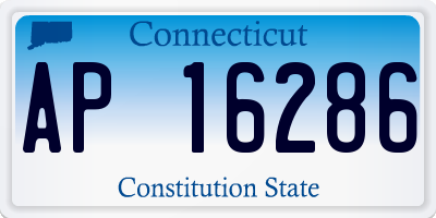 CT license plate AP16286