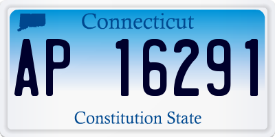 CT license plate AP16291