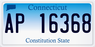 CT license plate AP16368