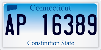 CT license plate AP16389