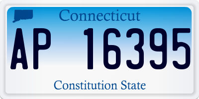 CT license plate AP16395
