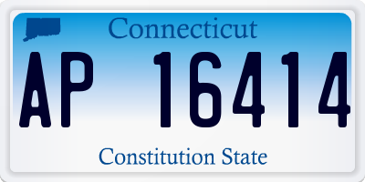 CT license plate AP16414