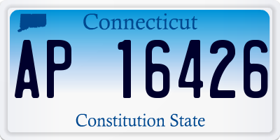 CT license plate AP16426