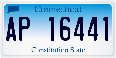CT license plate AP16441