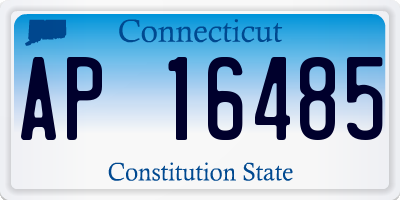 CT license plate AP16485