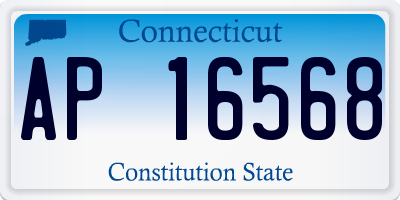 CT license plate AP16568