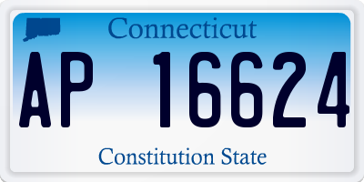 CT license plate AP16624