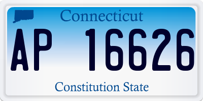 CT license plate AP16626