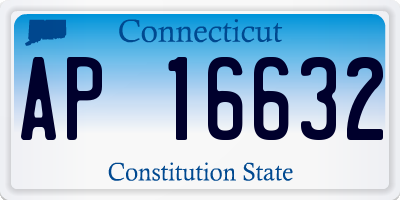 CT license plate AP16632
