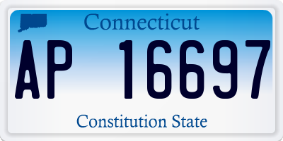 CT license plate AP16697