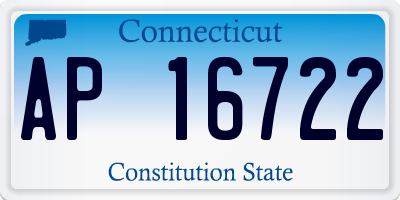 CT license plate AP16722