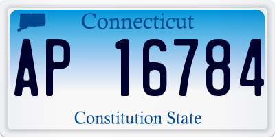 CT license plate AP16784