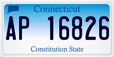 CT license plate AP16826