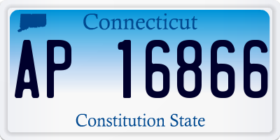 CT license plate AP16866