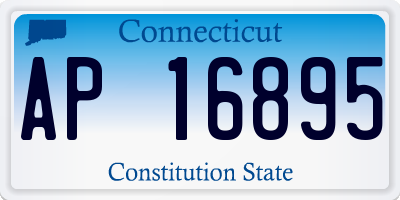 CT license plate AP16895