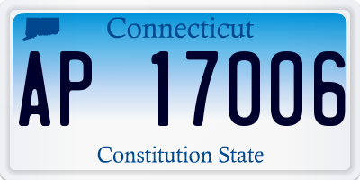 CT license plate AP17006