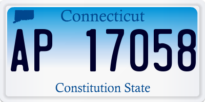 CT license plate AP17058