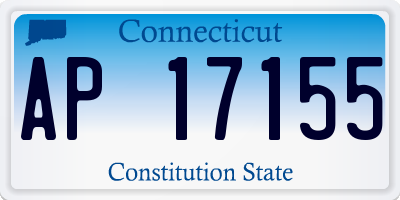 CT license plate AP17155