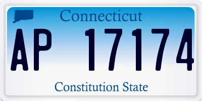 CT license plate AP17174