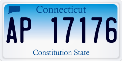 CT license plate AP17176