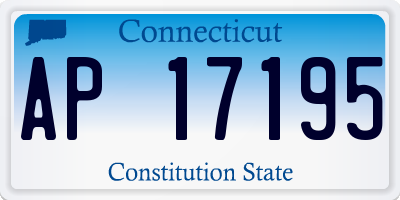 CT license plate AP17195