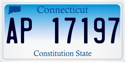 CT license plate AP17197