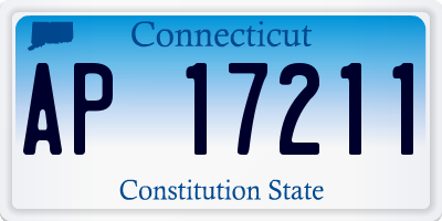 CT license plate AP17211