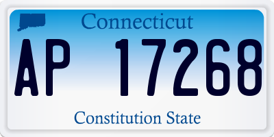 CT license plate AP17268