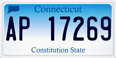 CT license plate AP17269