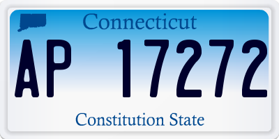 CT license plate AP17272